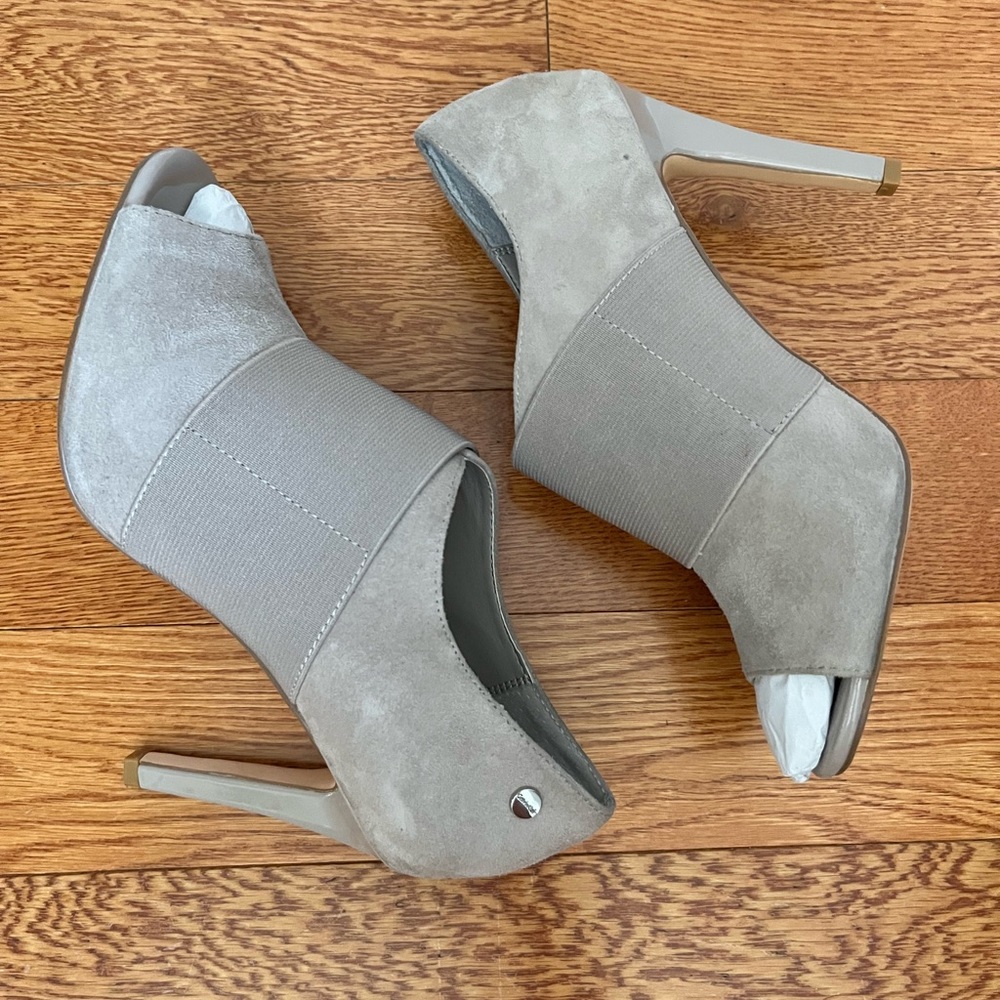Light Grey/Beige Calvin Klein Heels - Picture 2 of 6